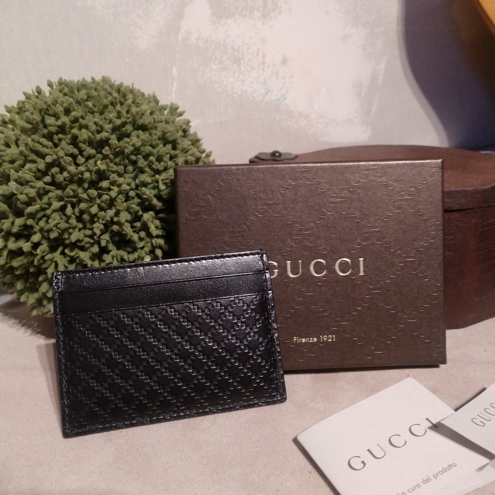 Gucci card holder wallet